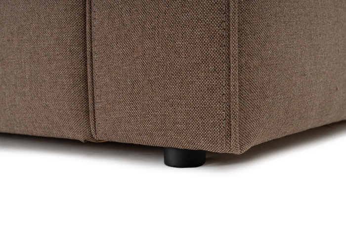 Atelier Del Sofa Sofá 1 Plaza XL O1 - Marrón, Estructura Haya/Abeto/Aglomerado, Tejido Suave